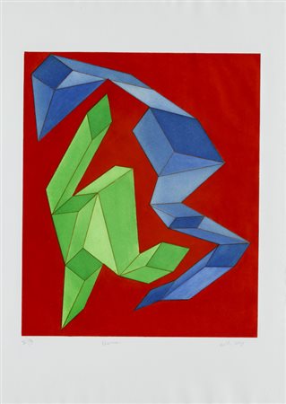 ACHILLE PERILLI (1927)Senza Titolo, 2008Litografiacm 70x50Firma e numerazione...