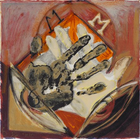 BRUNO CECCOBELLI (1952)M11Serigrafiacm 29,5x29,5Sigla dell'Artista, titolo e...