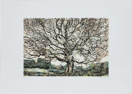 ROBERT CARROLL (1934-2016)Senza Titolo, 1983Litografiacm 50x70Firma,...