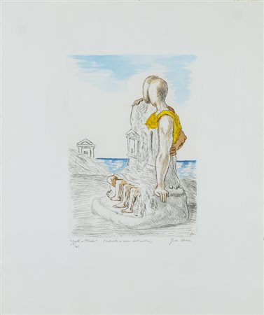 GIORGIO DE CHIRICO (1888-1978)L'amico consolatore (Oreste e Pilade),...