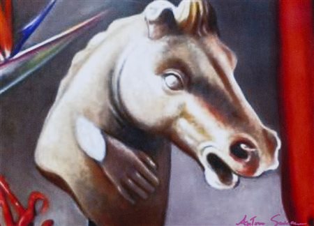 ANTONIO SCIACCA (1957)Senza Titolo, 2009-2010Fotocosmografia a olio e tecnica...