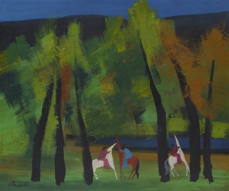 GIAN RODOLFO D'ACCARDI (1906-1993)Senza TitoloOlio su telacm 60x70Firma al...