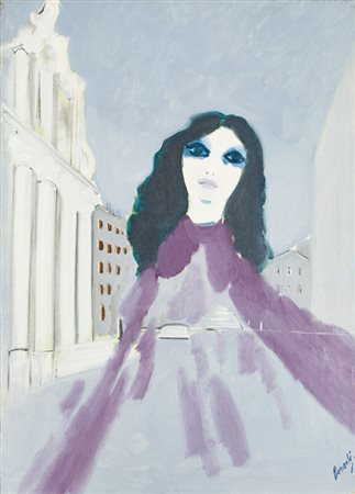 RENATO BORSATO (1927-2013)VeneziaOlio su telacm 70x50Firma al fronteFirma,...