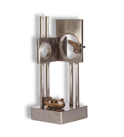NADO CANUTI (1929)Senza TitoloScultura in metallocm 31x14x12Firma e...