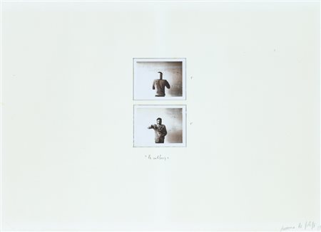 GEMMA DE FILIPPILa cultura, 1972Dittico di fotografie applicate su cartacm...