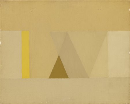 ARMANDO LAZZARONIRapporto sulla pittura n.67, 1972Olio su telacm 24x30Firma,...