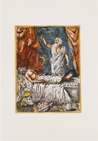 GIORGIO DE CHIRICO (1888-1978)Senza Titolo, 1966Litografiacm 65x45,5Firma e...