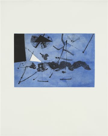 ENRICO DELLA TORRE (1931)Senza TitoloAcquaforteLastra cm 19,5x29Foglio cm...