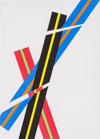 PAOLO GHILARDI (1930)SC-2, 1974Acrilici su telacm 25x18Firma e datazione al...