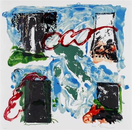 MARIO SCHIFANO (1934-1998)Senza TitoloSerigrafiacm 70x70Firma e numerazione...