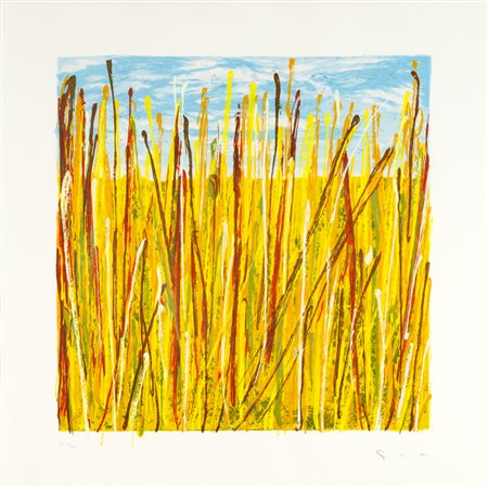 MARIO SCHIFANO (1934-1998)Senza TitoloSerigrafacm 85x85Firma e numerazione...