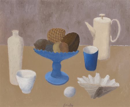 FRANCO BERALDO (1944)Natura mortaOlio su telacm 50x60Firma e numero di...