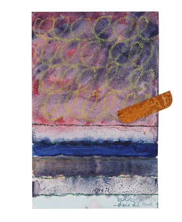 PAOLO PATELLI (1934)Diario del Nord, 1976Tecnica mista e collage su...