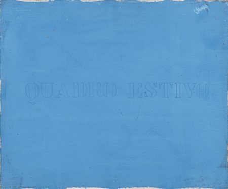 ALDO SPINELLI (1948)Quadro estivo, 1971Olio su telacm 25x30Firma, datazione,...