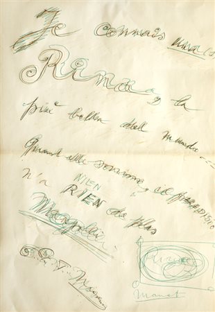 EDOUARD LEON THEODORE MESENS (1903-1971)A RinaPenna su cartacm 29x20Firma e...