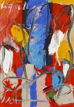 GIORGIO MOISO (1942)Segreti svelati, 2003Olio su telacm 70x50Firma, titolo,...