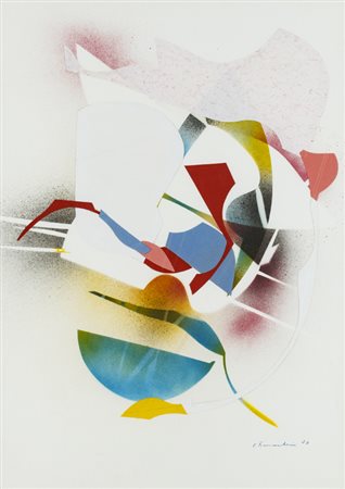 EDOARDO FRANCESCHINI (1928-2006) Senza Titolo, 1974 Tecnica mista e...