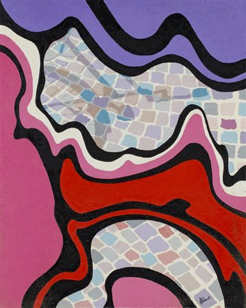 ALVARO CATTANEO (1938)Senza TitoloOlio su telacm 100x80x2Firma al fronte