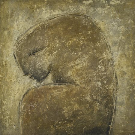 GIANFRANCO TESTAGROSSA (1948)Senza Titolo, 1978Olio su masonitecm 50x50Firma,...