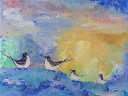 ANTONIO NOCERA (1949)Senza TitoloAcrilico su carta cm 50x60Certificato della...