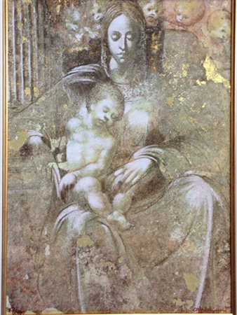 ELVIO MARCHIONNI (1944)Amore esemplare, 2017Serigrafia polimatericacm...