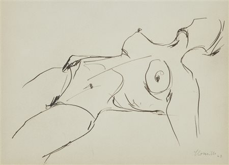 LEONCILLO LEONARDI (1915-1968)Senza Titolo, 1943China su cartacm...