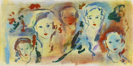 ERNESTO TRECCANI (1920-2009)Senza TitoloOlio su telacm 45x90Firma al...