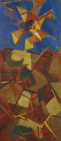 MAURO CHESSA (1933)Giorno, 1959Olio su compensatocm 150x70Autentica...