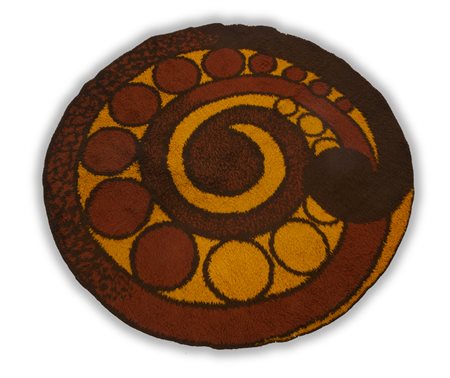 MANIFATTURA ITALIANA Senza Titolo Tappeto Diametro cm 181 Etichetta della...