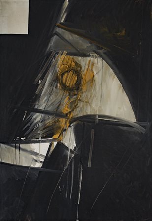 PIERO RUGGERI (1930-2009)Napoleone, 1967-1968Olio su telacm 100x70Firma al...