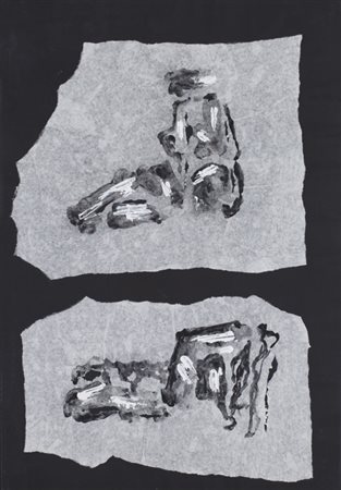 LEONCILLO LEONARDI (1915-1968)Senza Titolo, 1965-1966Tecnica mista su carta...