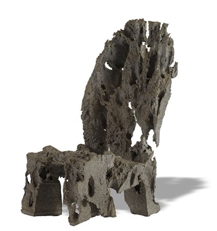 URANO PALMA (1936-2010)Trono, 1990Scultura in alluminio a cera persa - Pezzo...