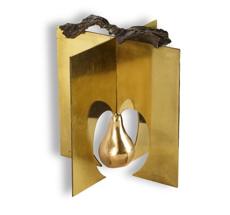 ALIK CAVALIERE (1926-1998)Senza TitoloScultura in bronzocm 25x22x22Firma e...