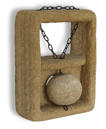 ANTONIO PARADISO (1936)Senza TitoloScultura in pietra di carparo e ferrocm...