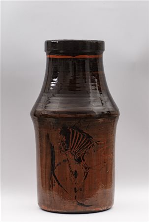 EMILIO SCANAVINO (1922-1986)Senza Titolo, 1963Maiolica policroma a gran fuoco...