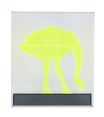 GINO MAROTTA (1935-2012)Struzzo Artificiale, 2010Scultura in metacrilato...