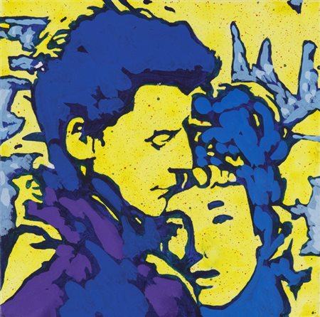 GIANGIACOMO SPADARI (1938-1997)Senza Titolo (Dustin Hoffman e Katharine Ross...