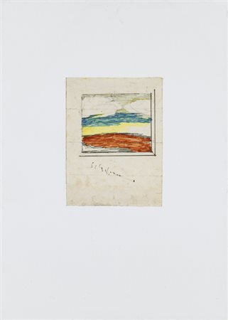 MARIO SCHIFANO (1934-1998)Senza Titolo, primi metà anni '70Tecnica mista su...