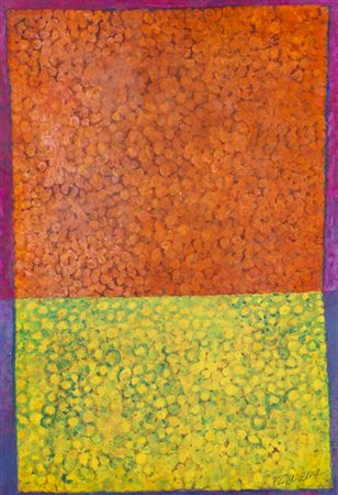 JOZEF JAREMA (1900-1974)Senza Titolo, 1972Tempera su carta applicata su...