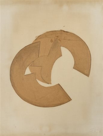 HANS RICHTER (1988-1976)Study for relax, 1969Tecnica mista e collage su carta...