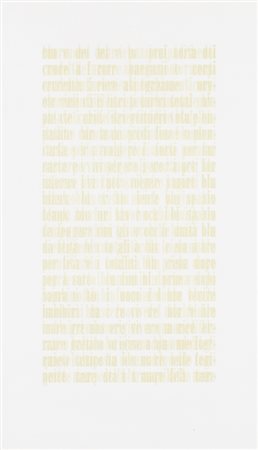 IRMA BLANK (1934)Hyper - text, 1998Tecnica serigrafica su cartacm...