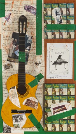 GIUSEPPE CHIARI (1926-2007)Senza Titolo, 2007Tecnica mista e applicazione di...