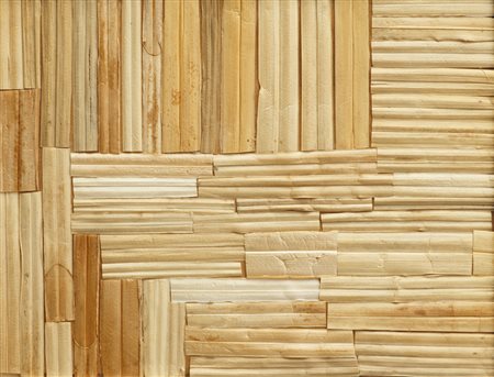 ENEA FERRARI (1908-1972)Senza Titolo (Bambou)Collage di elementi di bambou su...