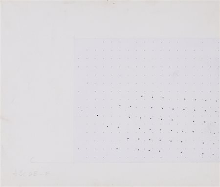 MARCO GASTINI (1938)Senza Titolo, 1976Tecnica mista su cartoncinocm...