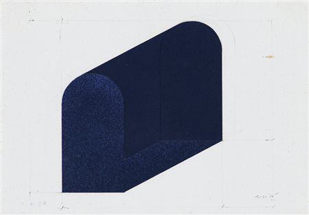 RODOLFO ARICÒ (1930-2002)Senza TitoloTecnica mista e collage su cartacm...