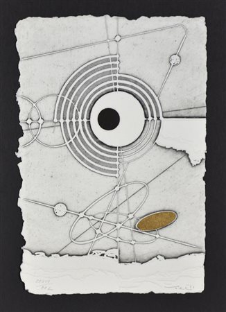 Valentini Walter Caelum acquaforte su carta, cm 24,3x16 sul fronte: firma...