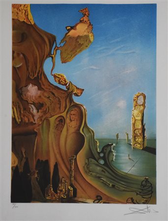 Dalì Salvador Senza titolo incisione su carta, cm 70x50 (lastra cm 58x41)...