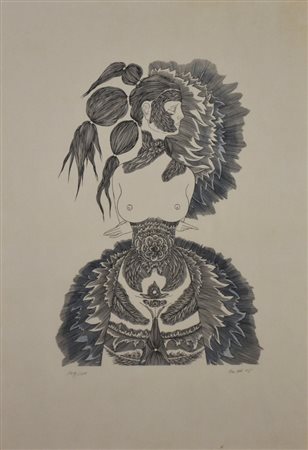HUTTER Wolfgang Tatuaggio per prossima sera litografia, cm 45x62 es. 149/200