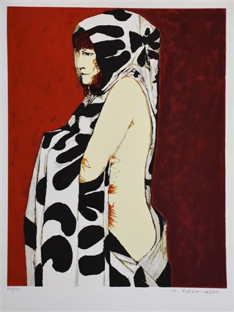 Carmassi Arturo Personaggio dell'Immaginario litografia su carta, cm 70x50...