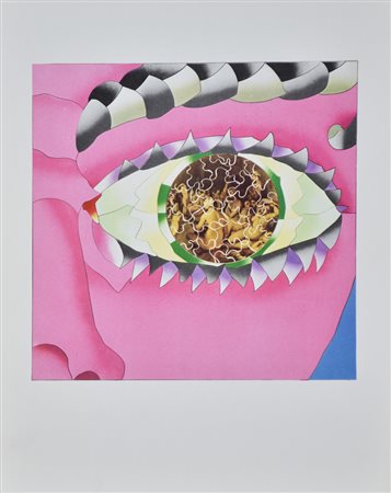 Nespolo Ugo La Vista riproduzione fotolitografica su cartoncino, cm 28x23,5...